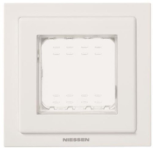 Рамка универсальная ABB Niessen Zenit 1-м. 2 мод. крышка N3271 BL IP55 серый картинка
